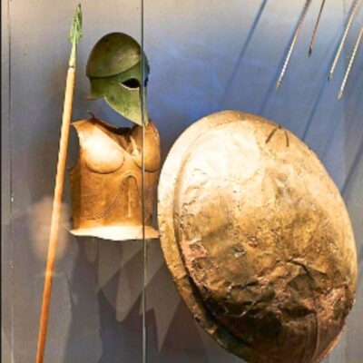 Explore helmets and armor dating back to 700–480 BC, revealing the fascinating evolution of war gear in Magna Graecia during the early fifth century BC