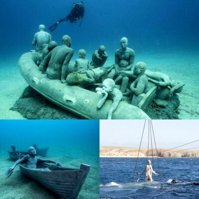 Exploring the Underwater Museum of Over 300 Life-Sized Sculptures Off the Coast of Lanzarote