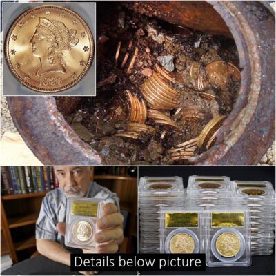 A California couple discovers a fortune of $10 million worth of 19th century coins buried on their property