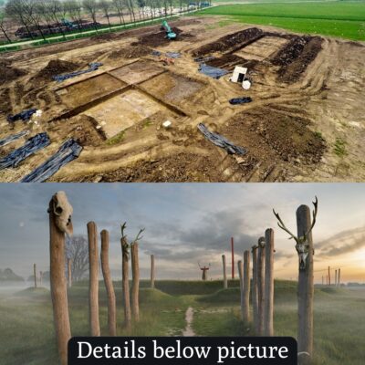 In the Netherlands, archaeologists have discovered a shrine that dates back 4,000 years