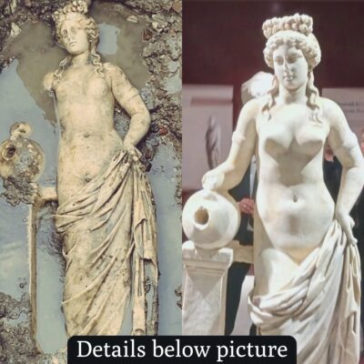 The Water-Nymph statue, originally thought to be beautiful, is actually Aphrodite