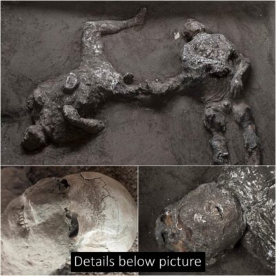 The remains of Master and his slave found in Pompeii are of great historical significance