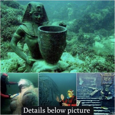 After 1,200 years, the lost ancient Egyptian city of Heracleion, has been found and explored underwater