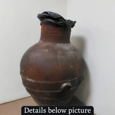 An Iranian museum repurposed a 2600-year-old clay pot as a trash bin