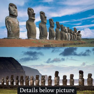 A new Easter Island statue has been discovered in the crater laguna by researchers