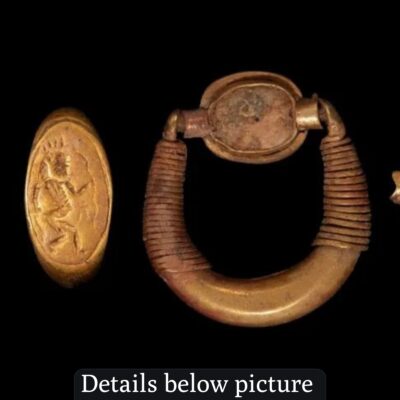 In Egypt, archaeologists have discovered ancient gold jewelry that dates back 3,500 years