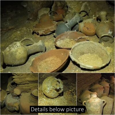 ‘Like a set from Indiana Jones’: Rare intact burial cave with dozens of late Bronze Age artifacts from the time of Ramesses II discovered in Israel