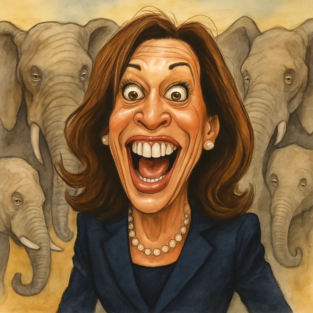 Kamala’s Elephant Metaphor: A Lesson in Leadership or a Zoo Experience?